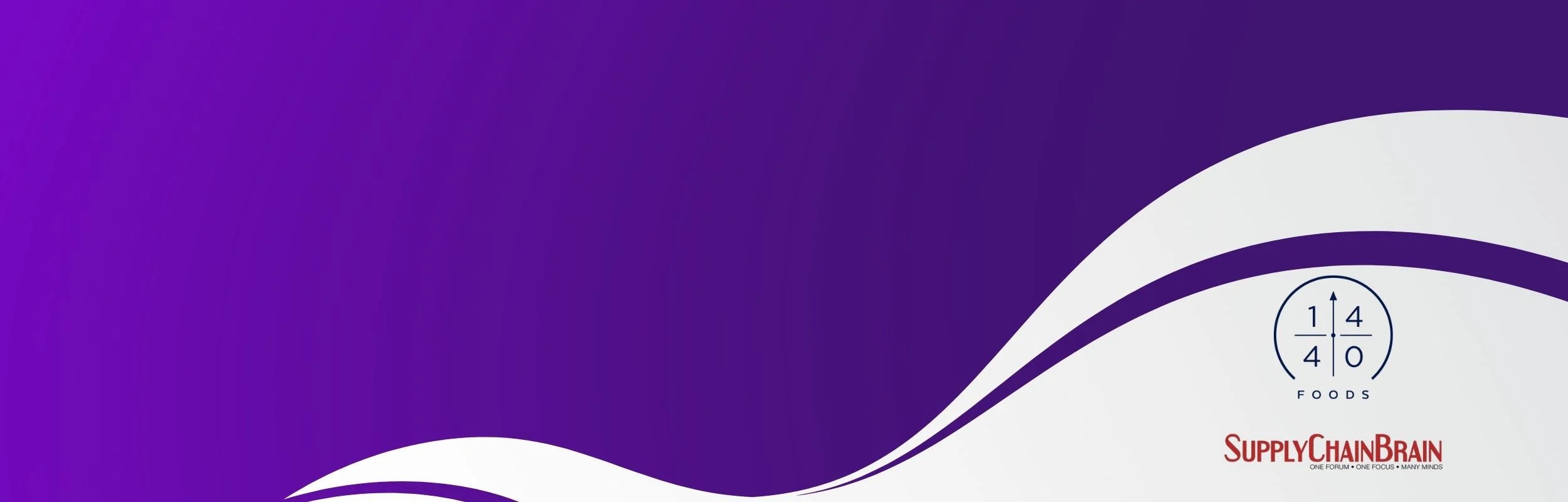 Live Webinar 1440 Foods Supply Chain Transformation to Power Growth and Innovation Header